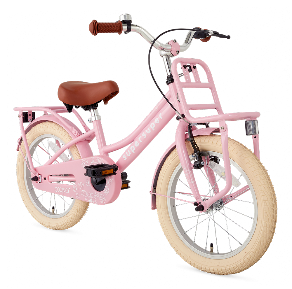 pinkes hollandrad Popal Cooper 16 Zoll Hollandrad Kinderrad S1653 – Hollandrad.me