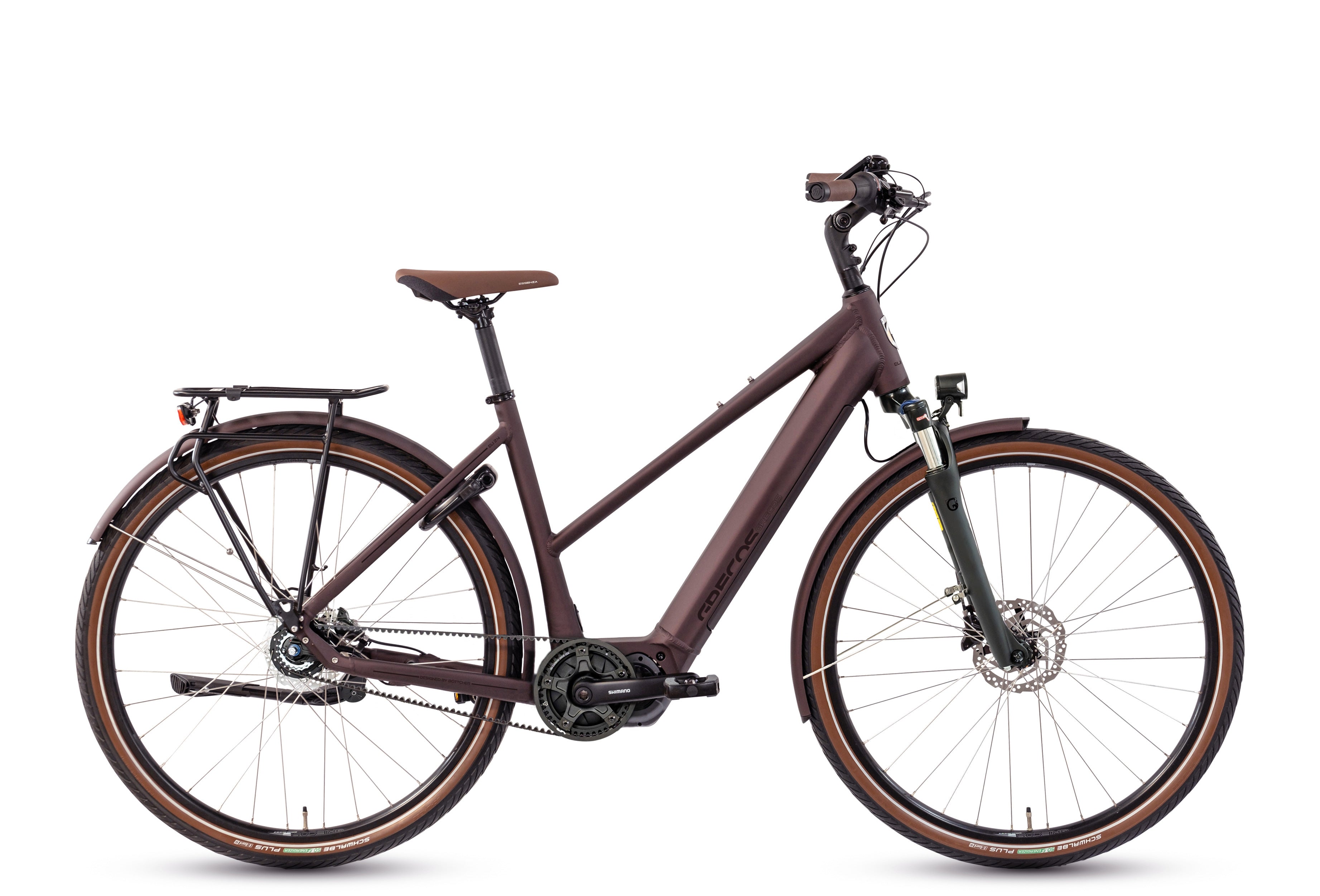 Böttcher Grecos Eli 2.4 28" Damen E-Bike Shimano Nexus 5 Freilauf aubergine matt