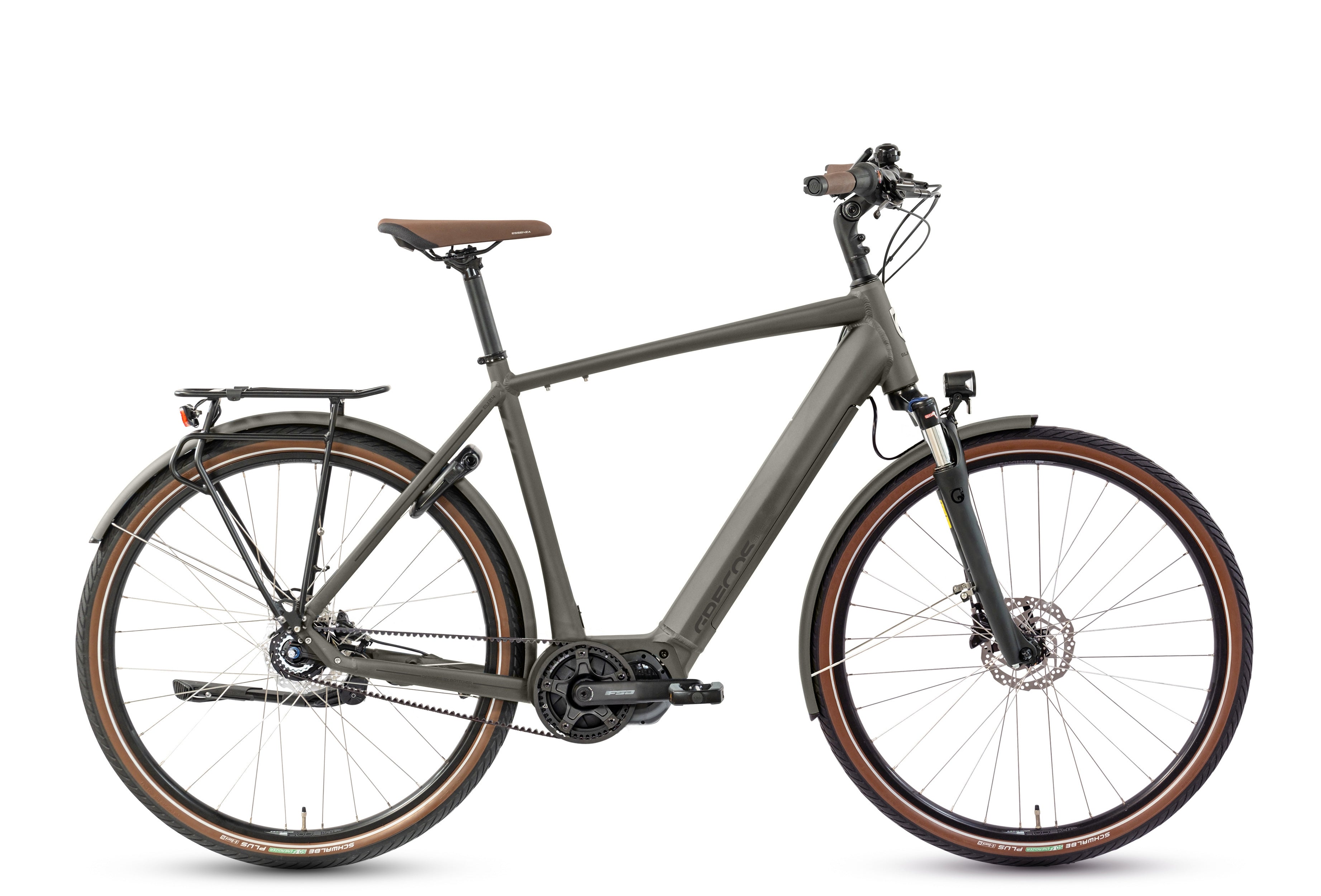 Böttcher Grecos Eli 2.4 28" Herren E-Bike Shimano Nexus 5 Freilauf stahlgrau matt