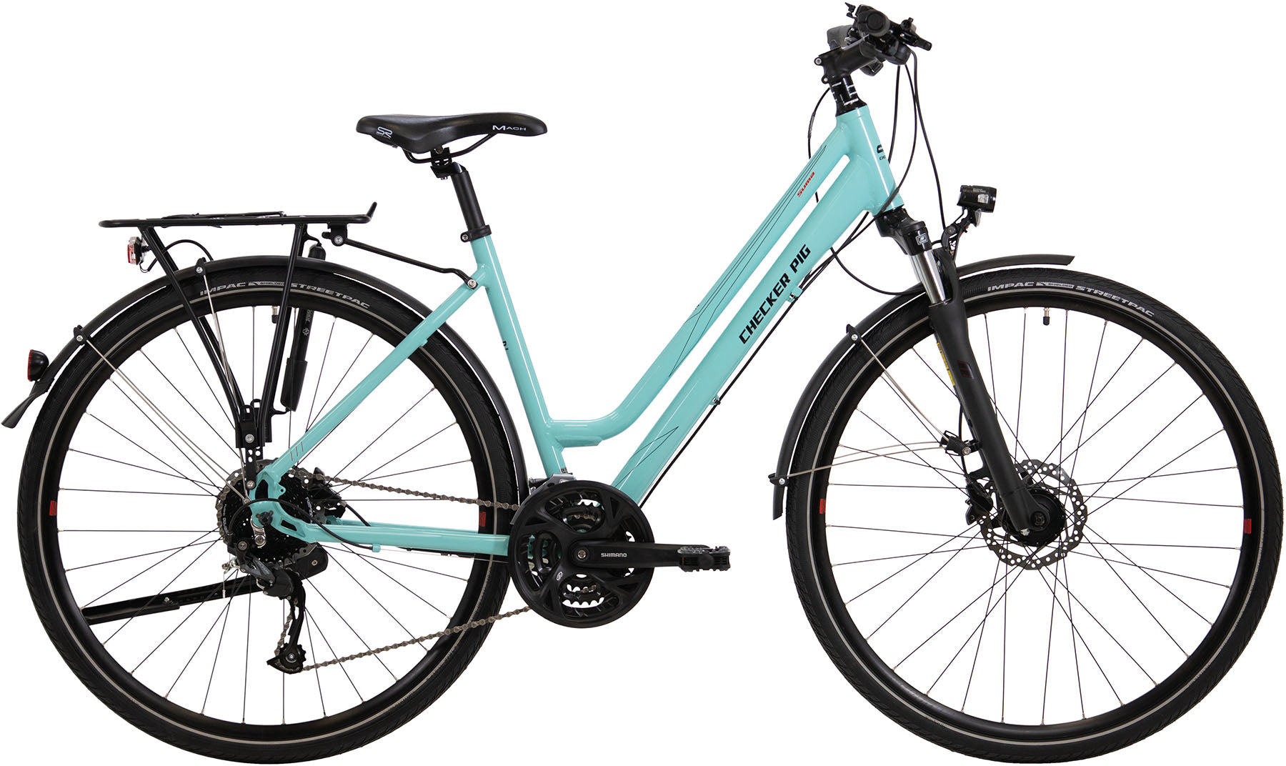 BBF Trekkingrad CHECKER PIG "Suma" Damen 28 Zoll 27-Gang ND