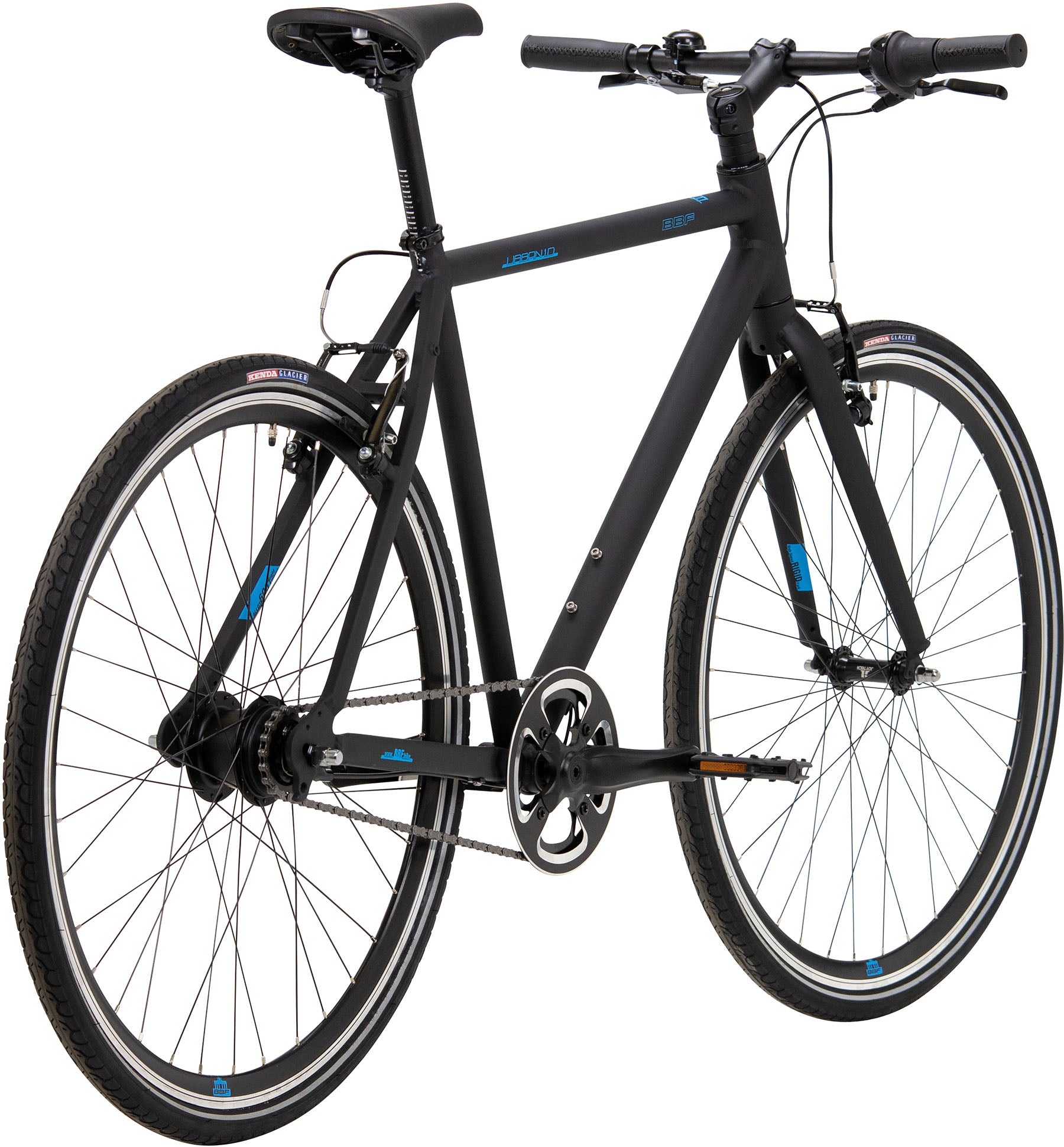 BBF Crossrad Urbanrider 1.0 Diamant schwarz matt