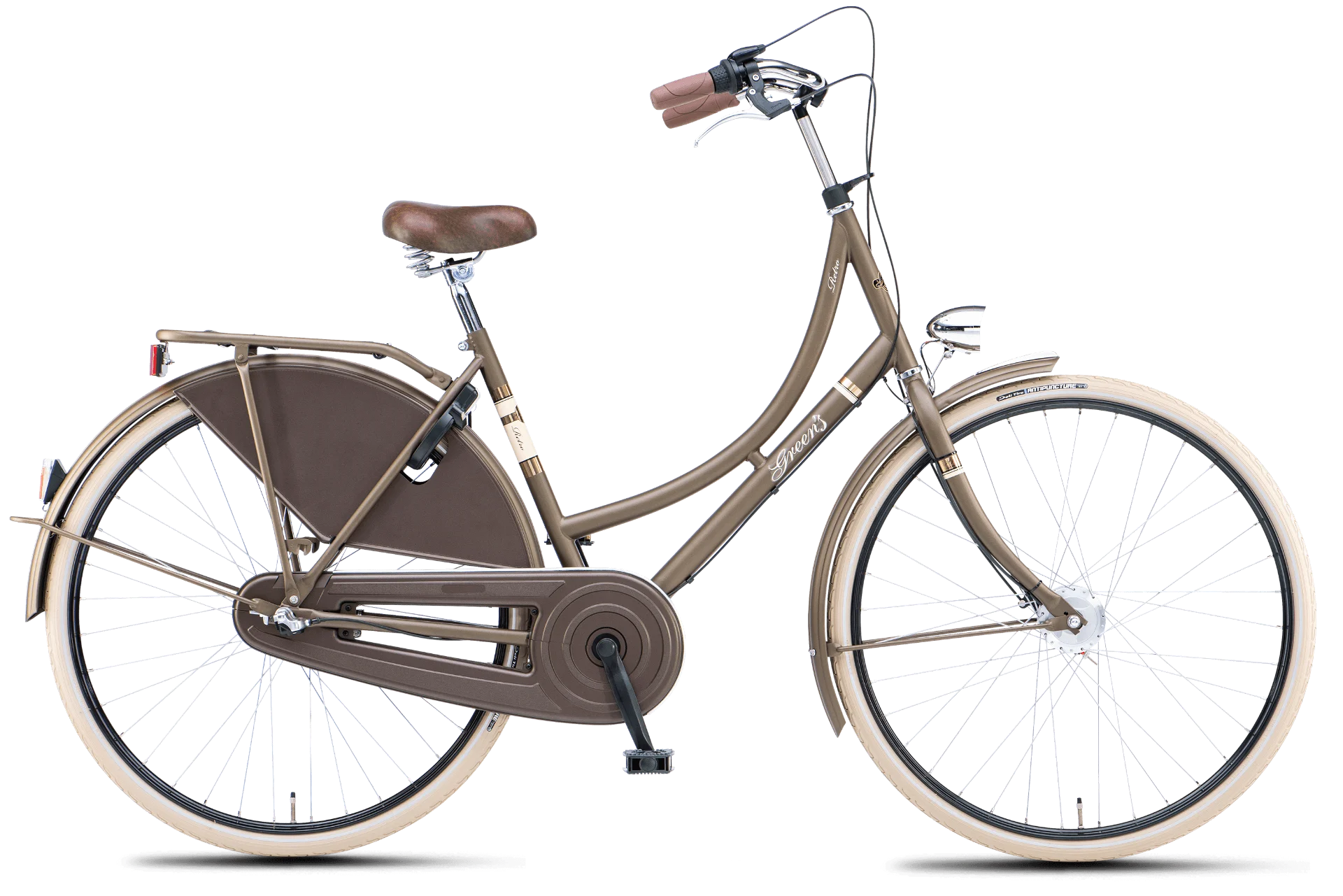 Green's Retro Hollandrad 28-Zoll 3-Gang braun matt 2023