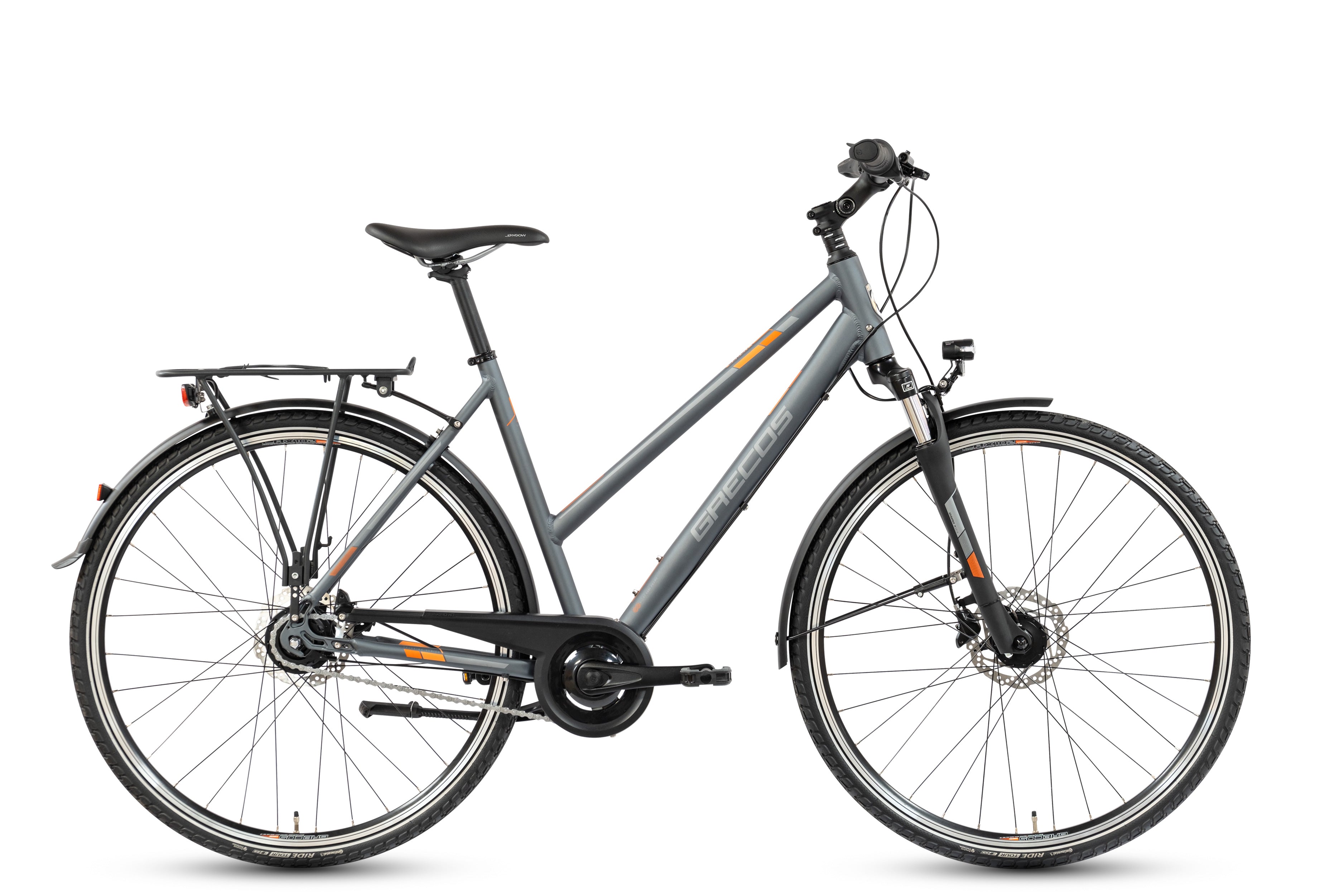 Böttcher Grecos Aspen Trekkingrad Damen 28" RH Shimano Nexus 8 grey matt