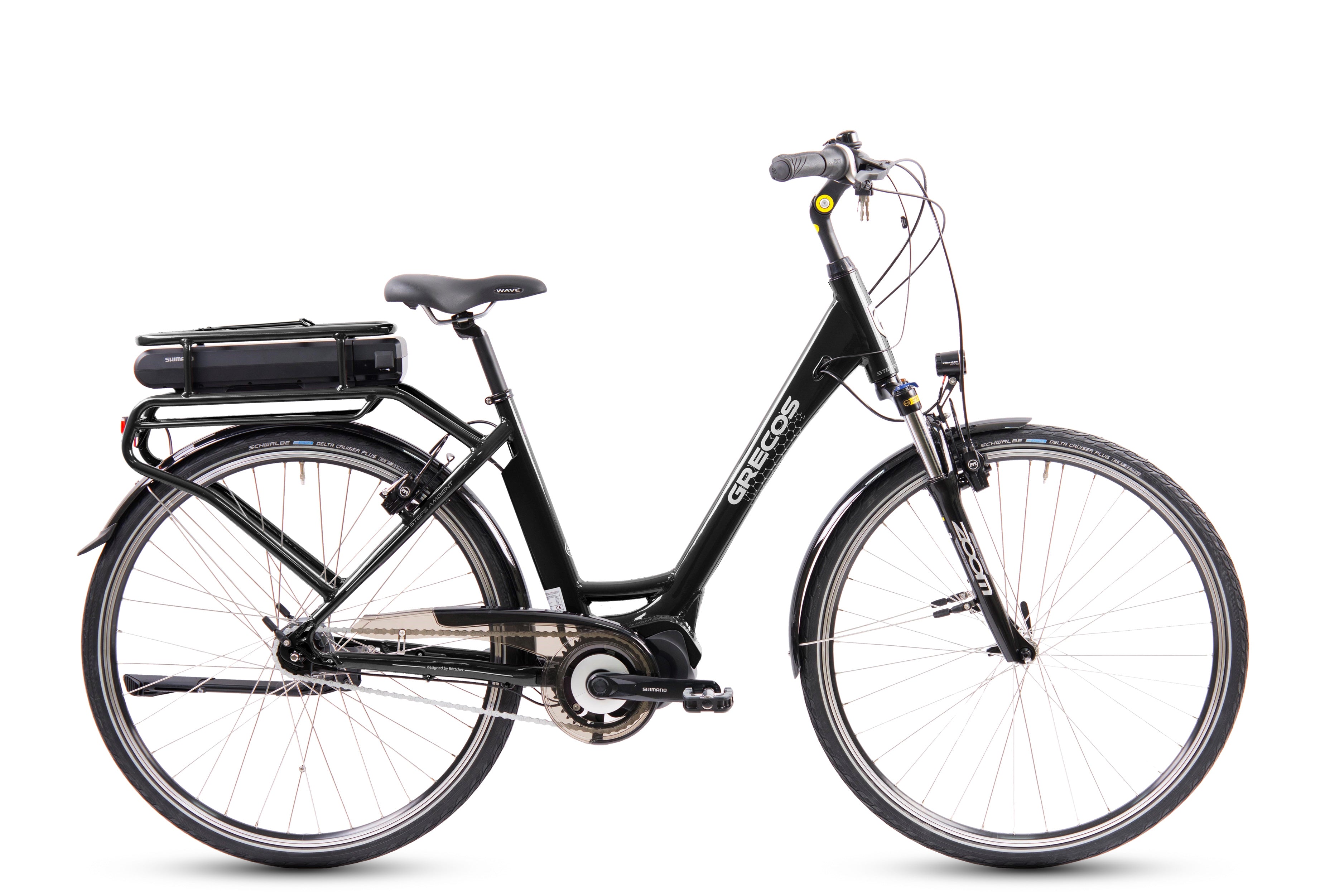 Böttcher "Grecos Eli 1.0" E-Bike 28-Zoll Shimano Nexus 7 Rücktritt schwarz glanz