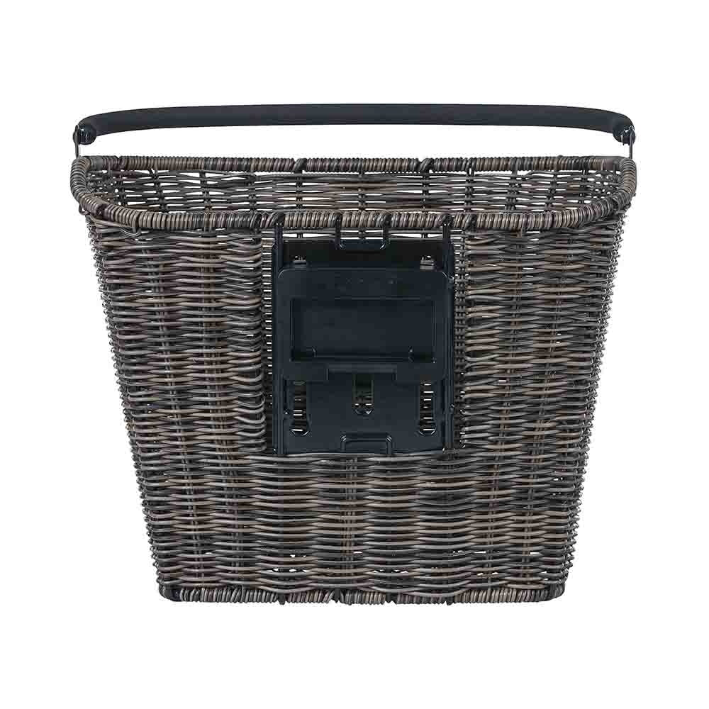 BASIL Bremen Rattan Look KF Lenkerkorb dunkelbraun