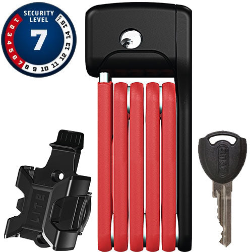 Faltschloss ABUS Bordo Lite 6055, 85cm, rot