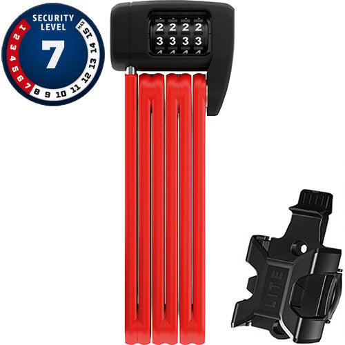 Faltschloss ABUS Bordo Lite 6055C, 85cm, rot